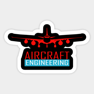 aircraft engineering aerospace engineer aeronautical Sticker